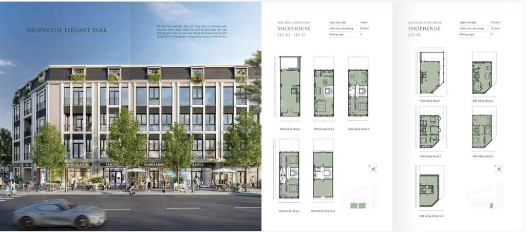 Mở bán suất ngoại giao elegant park villa thạch bàn  giai đoạn 2 liền kề, shophouse