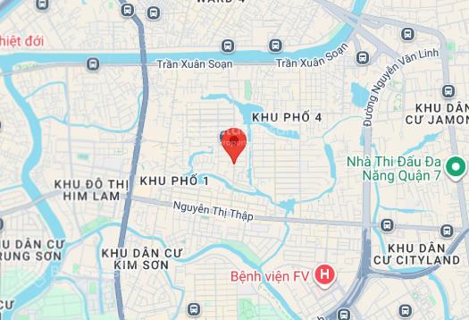 Hạ giá bán nhanh nhà mặt tiền tân quy, quận 7 (12x42) 4 tầng  hđ thuê 160tr/tháng  bán 79 tỷ
