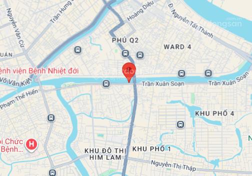 Bán khuôn đất siêu hiếm mt  quận 7 (11x50)m  xây dựng hầm 7 tầng  bán 71 tỷ