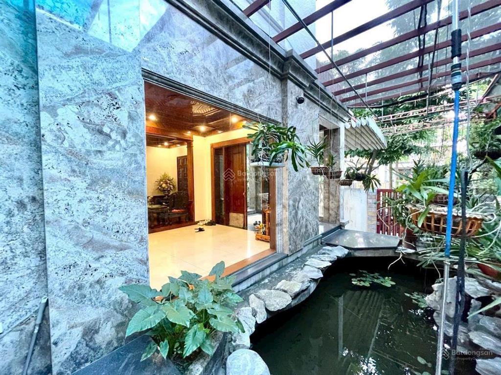 Chủ vỡ nợ giảm sốc 33 tỷ siêu biệt thự mặt phố bán đảo linh đàm  285m2  4 tầng có hầm  mt12.5m