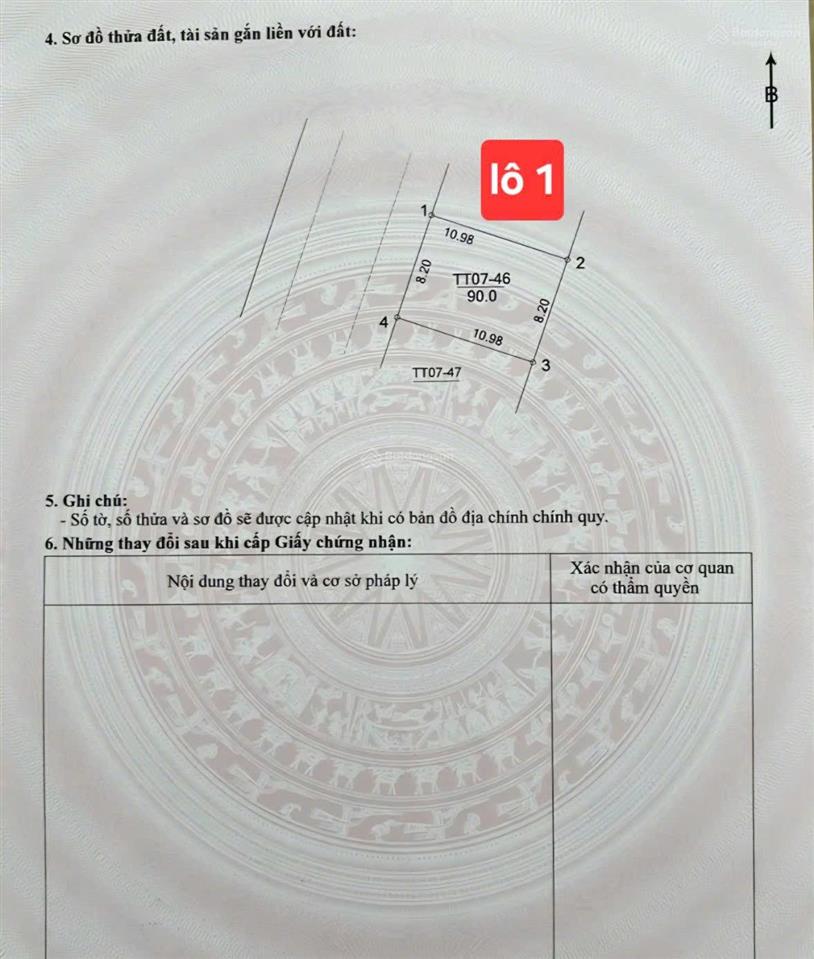 Chủ nhà giảm sốc 5 tỷ/lô đất đấu giá kiến hưng  hà đông 90m  mt8.2m  ô tô tránh vỉa hè