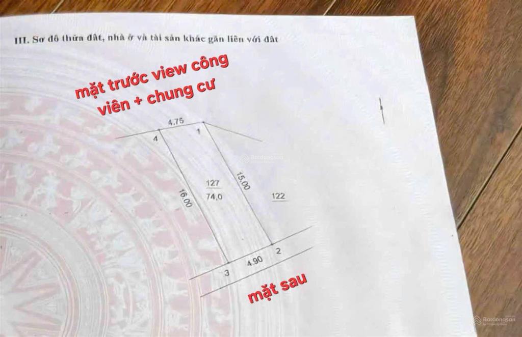 Bán nhà mặt phố kđt văn quán, hà đông 75m2, mt 4.9m, nhỉnh 12 tỷ, vỉa hè ô tô tránh kinh doanh