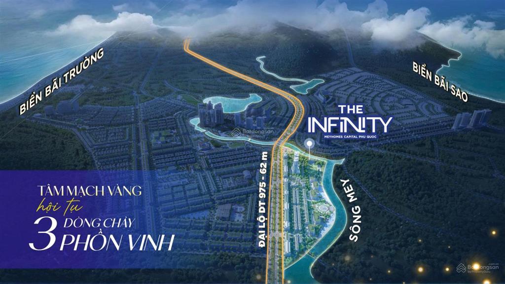 Căn góc the infinity mặt tiền trục đt 975  metro 62m, căn góc 2 mặt tiền đẹp của dự án