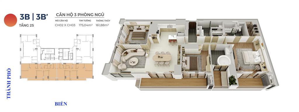 Penthouse view biển mỹ khê  chùa linh ứng sơn trà, sổ hồng lâu dài, tiêu chuẩn nhật bản