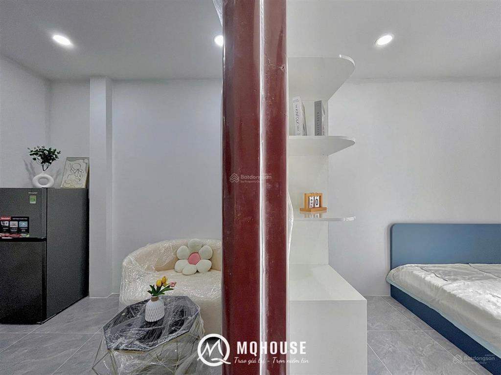 Căn hộ 1 phòng ngủ ban công  ngày khu k300  gần lotte cộng hoà  nhà mới 100% full nội thất
