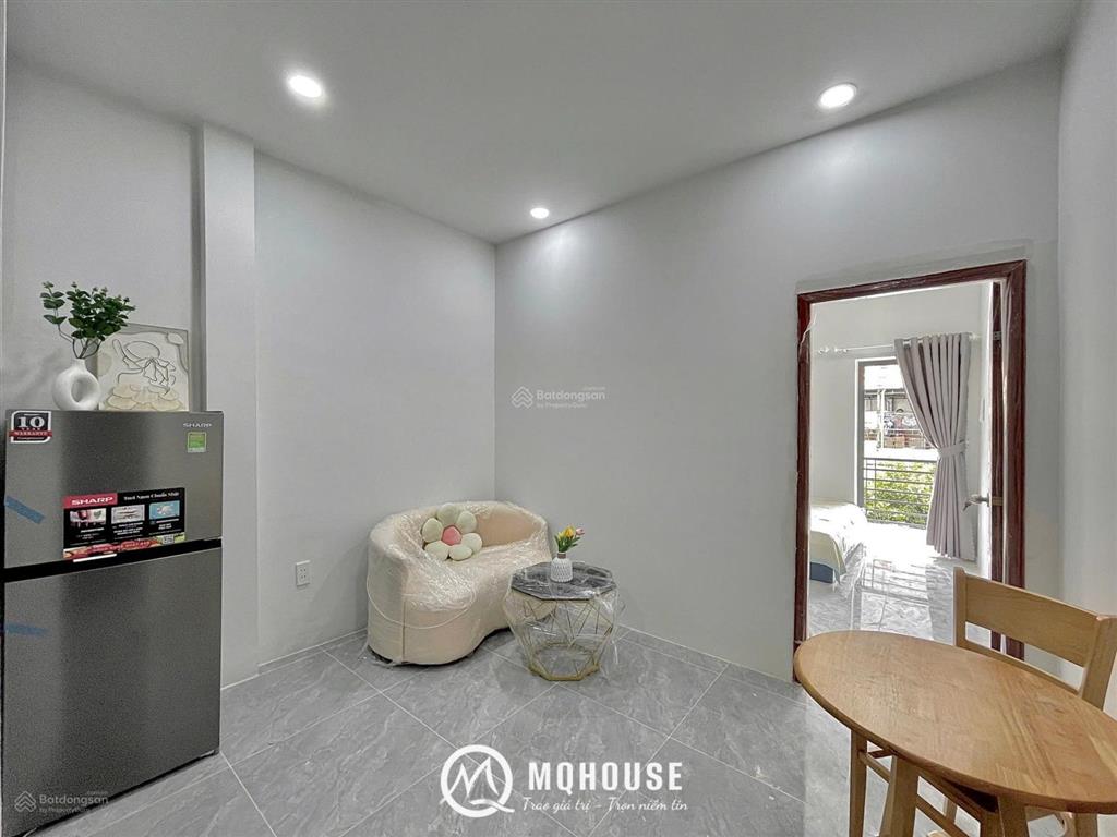 Căn hộ 1 phòng ngủ ban công  ngày khu k300  gần lotte cộng hoà  nhà mới 100% full nội thất