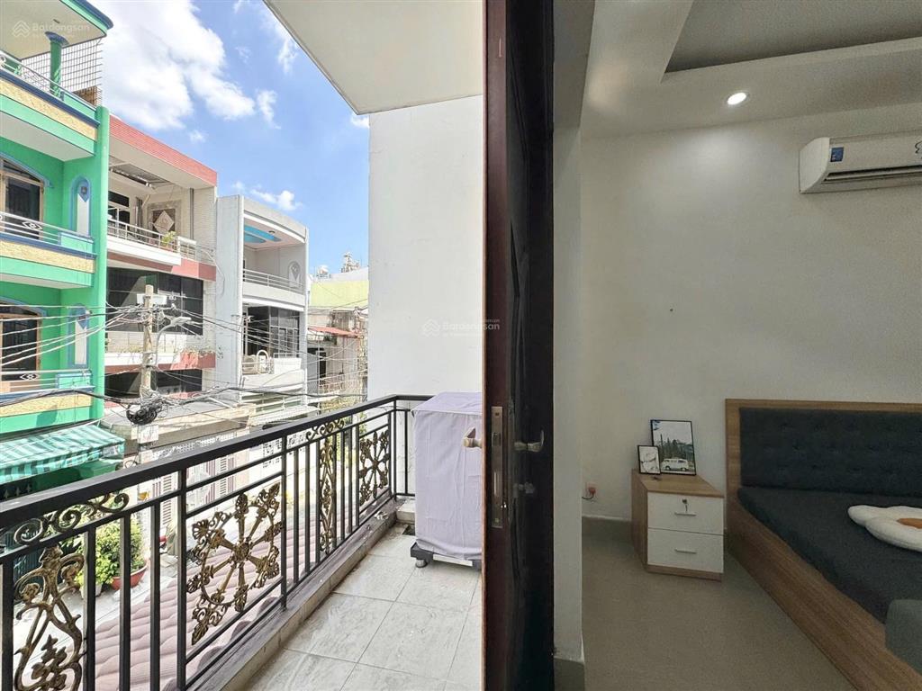 Căn hộ 1 phòng ngủ ban công  thoại ngọc hầu tân phú  gần nguyễn sơn  đầy đủ nội thất  thang máy