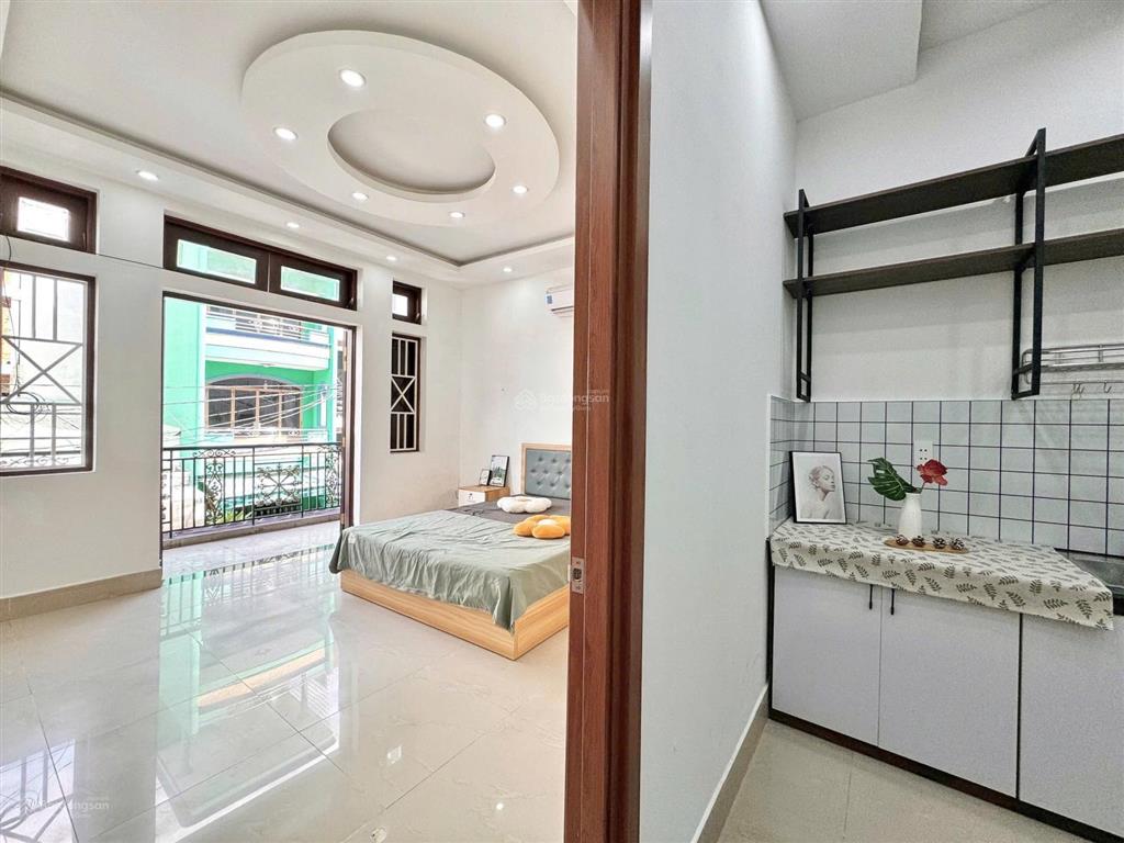 Căn hộ 1 phòng ngủ ban công  thoại ngọc hầu tân phú  gần nguyễn sơn  đầy đủ nội thất  thang máy
