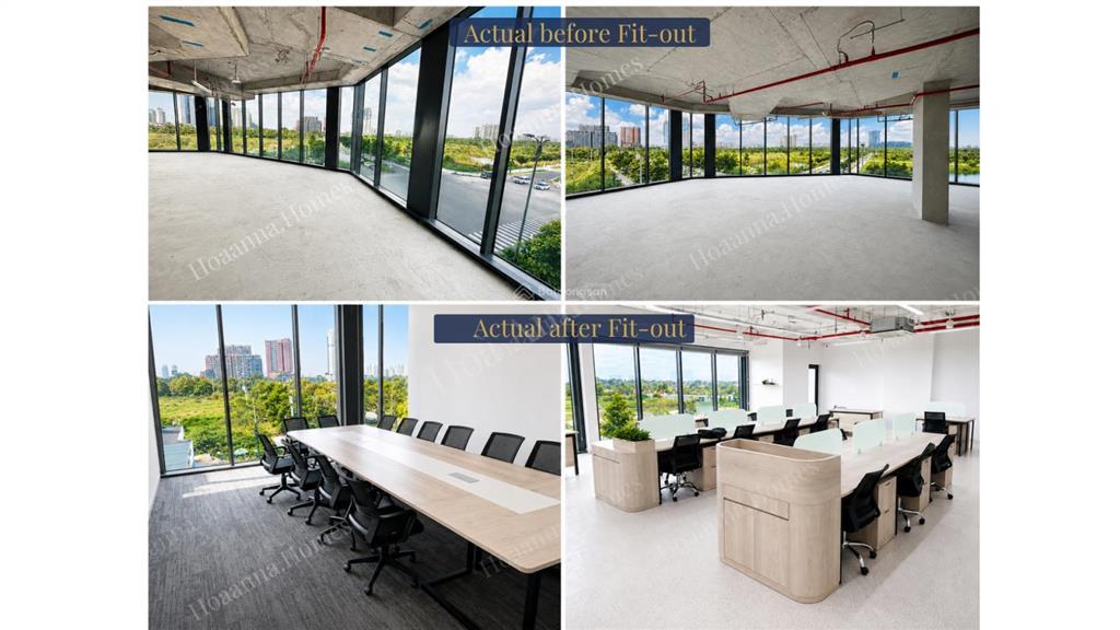 Cho thuê office the crest metropole thủ thiêm | 267m2 | full fitout | 895.000đ/m2