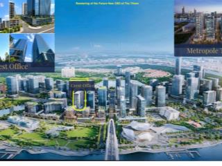 Cho thuê office the crest metropole thủ thiêm | 267m² | full fitout | 34 usd/m²