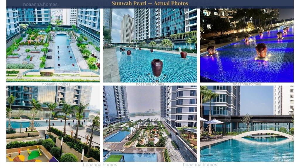 Cho thuê 2pn sunwah pearl golden house 89m2 | tầng trung | view sông + nội khu | 34,681 tr/tháng