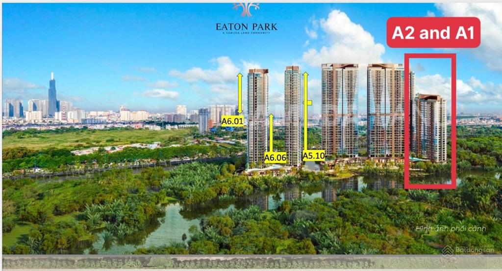 Eaton park a5.12.01 2pn trục hiếm resell view sông rạch chiếc