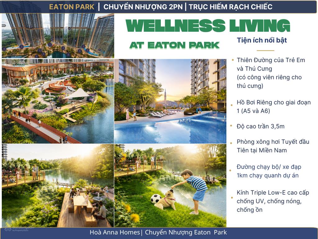 Eaton park 1pn spa chuyển nhượng | view rạch chiếc hiếm | ~3,85 tỷ nhận cn ngay