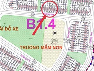 Chính chủ gửi bán lô liền kề kđt thanh hà vị trí đẹp gần trường mầm non vị trí lk khu b1.4