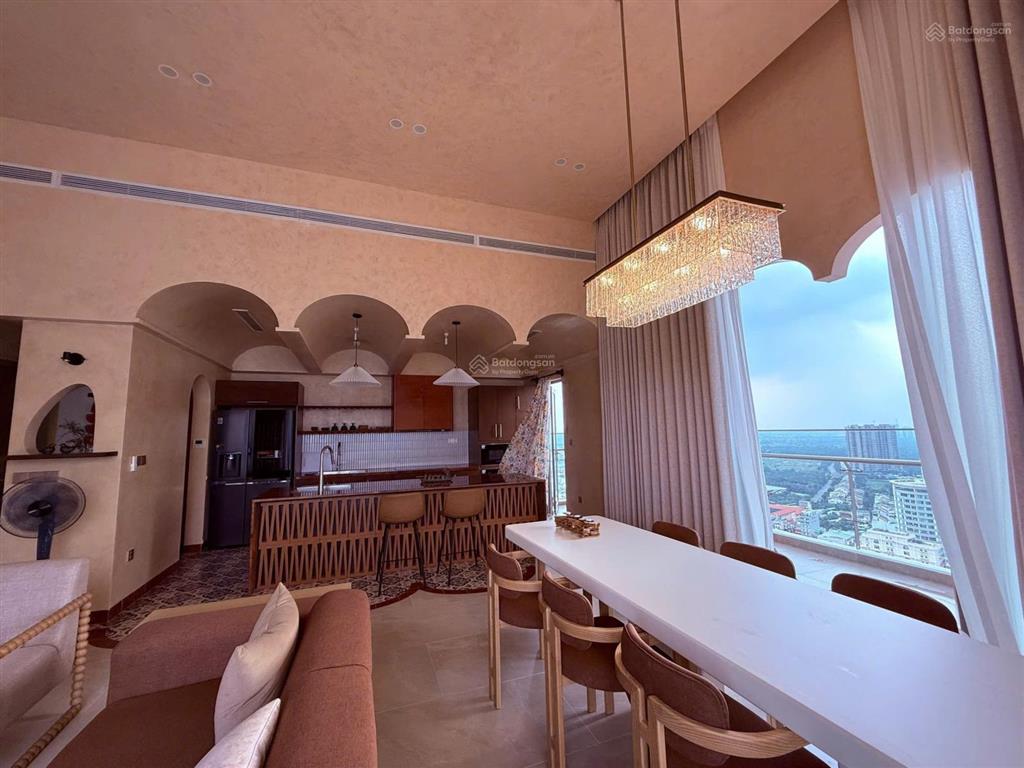 Cho thuê penthouse 4pn 3wc 232m2 tại river panorama đầy đủ nội thất giá chỉ 70 triệu/tháng