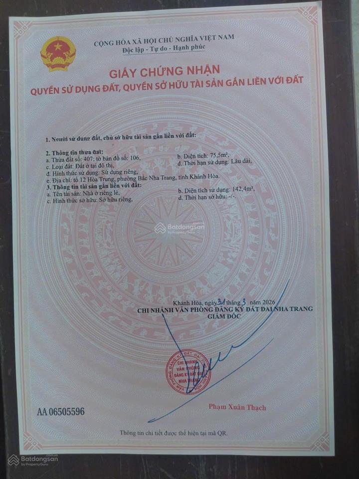 Bán nhà 3 tầng mới đẹp  vĩnh hoà  giá 4,2 tỷ