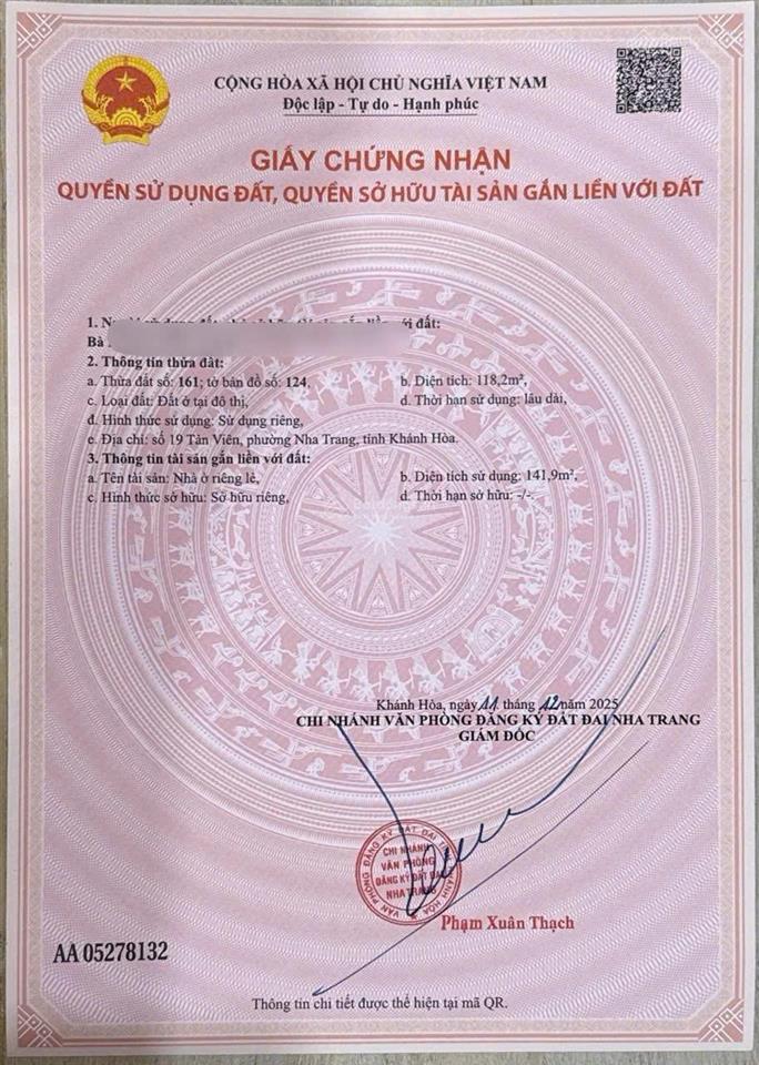 Bán nhà mặt tiền tản viên đang kinh doanh quán cafe, phước long, nha trang