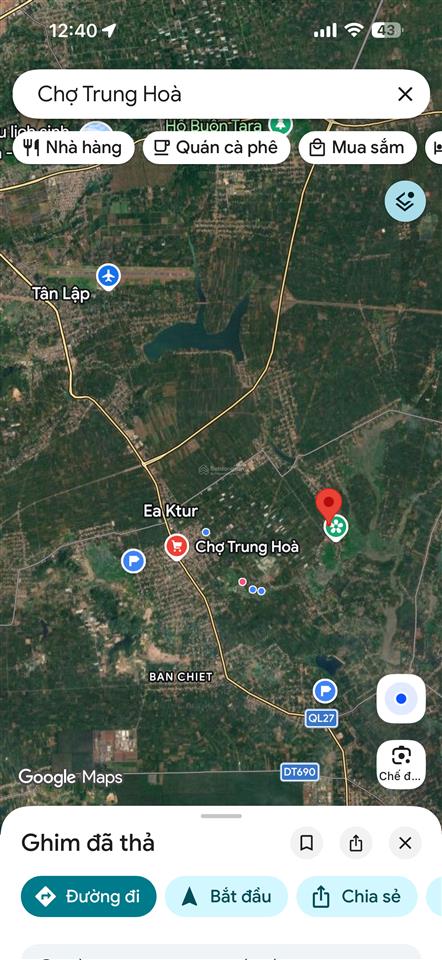 Bán đất xã eaktua cưkiun đăk lăk( gần nút cao tốc bmt nga trang
