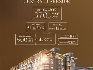 Liền kề shophouse taseco trung văncentral lakeside  vị trí đỉnh cao với 4 mặt tiền  kinh doanh