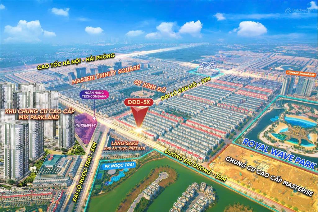Shophouse vinhome ocean park 2, dt 80m2, xây 5 tầng, trục chính 30m, gần chung cư, giá chỉ 14,x tỷ