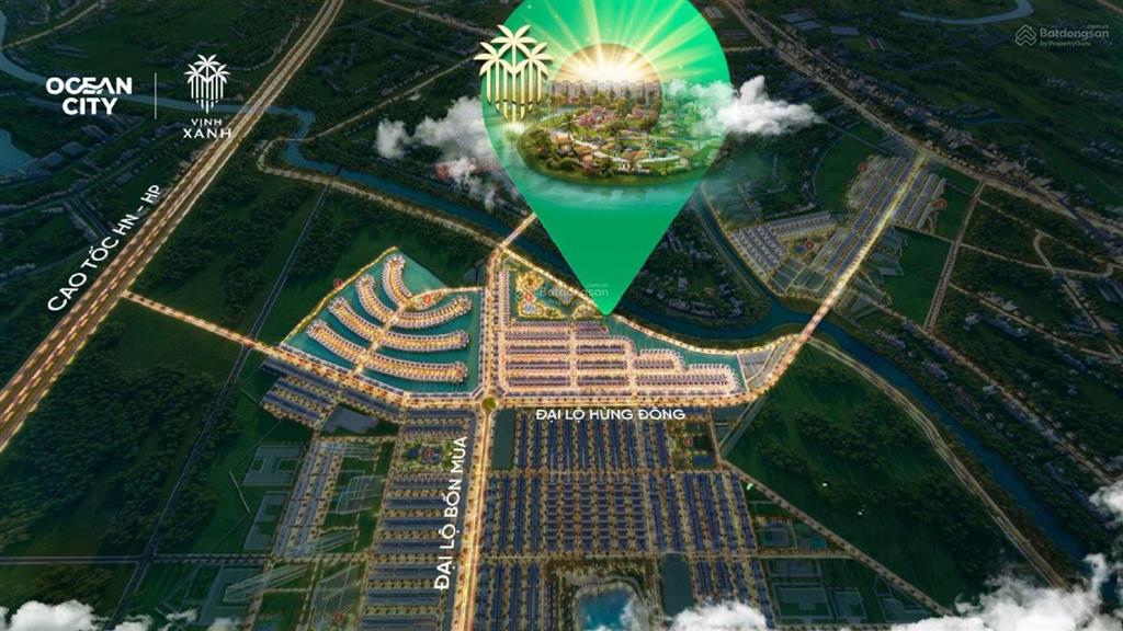 Liền kề 90m2 vịnh xanh giá tốt 9,x tỷ không cần voucher tại vinhomes ocean park 3