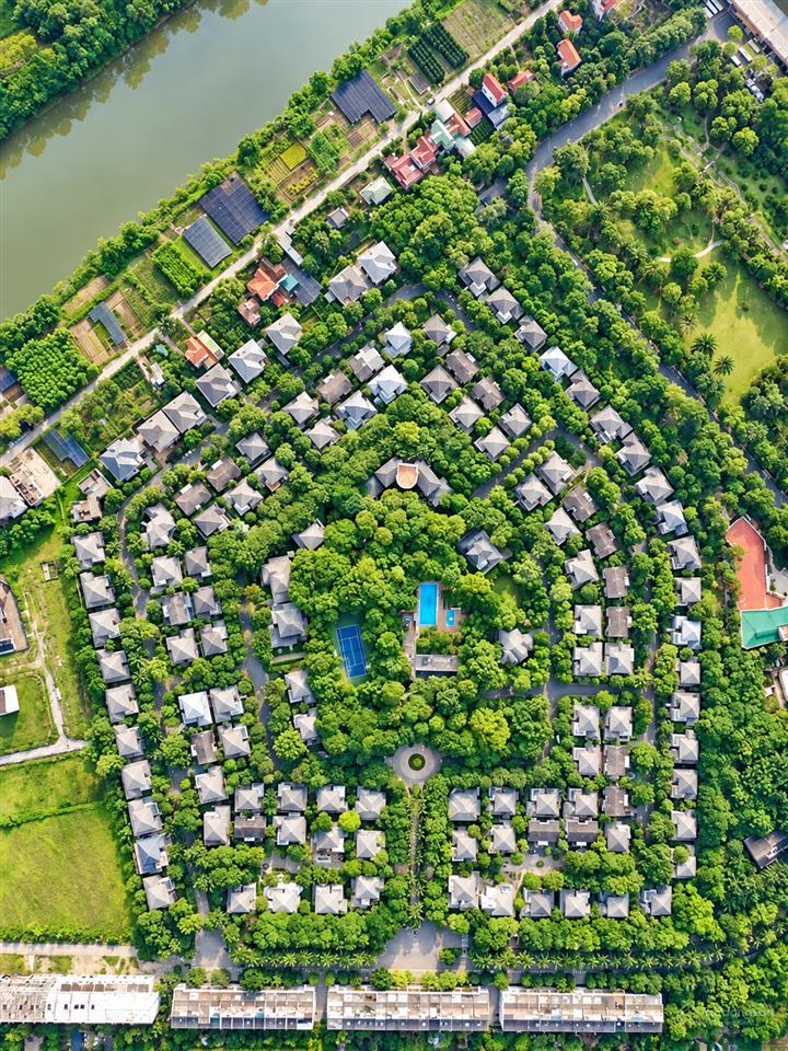 Giá tốt vườn mai ecopark  song lập 162m2, dt xây dựng 195m2, không gian xanh, giá ~25,x tỷ