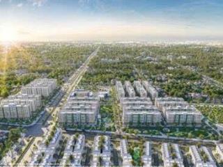 Bán nhà liền kề 90m2 sổ đỏ lâu dài, view công viên trung tâm hành chính mới phía tây tp. hcm