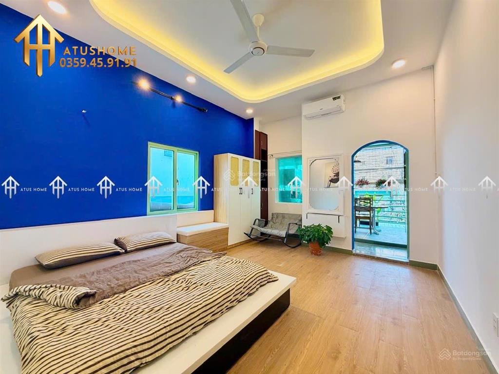 Căn hộ 1pn ban công, cửa sổ lớnmáy giặt riêng gần cầu lê văn sỹ, bờ kè trường sa,ramana hotel q3