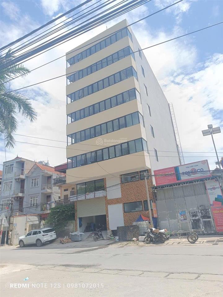 Cho thuê gấp mặt sàn toà nhà cuối đường trịnh văn bô kđt vân canh toà nhà 8 tầng 210m2/ sàn