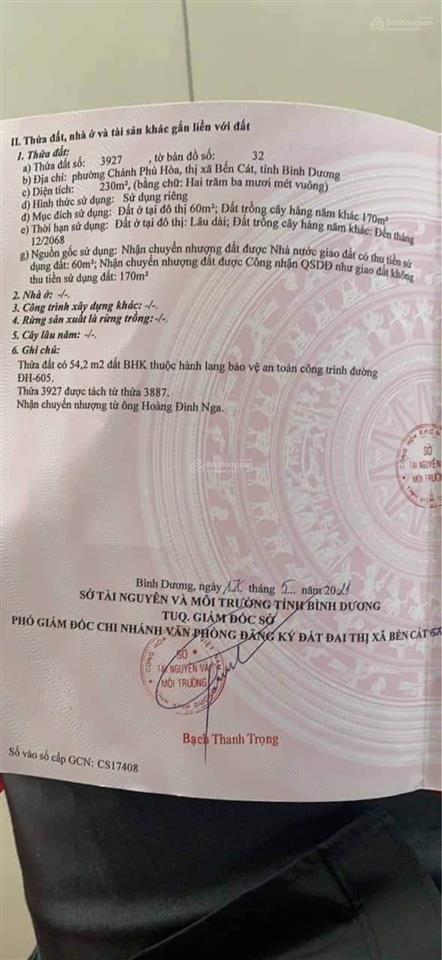 Ngộp ngân hàng bán lỗ kho mặt tiền đường dh605, bến cát, bình dương (nay là tp. hồ chí minh)