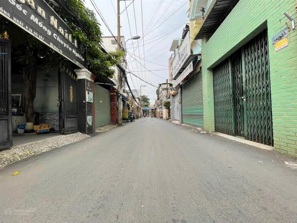 Hẻm 6m thông sát mặt tiền đường thống nhất  gò vấp  ngay khu trường học cấp 1 và cấp 2