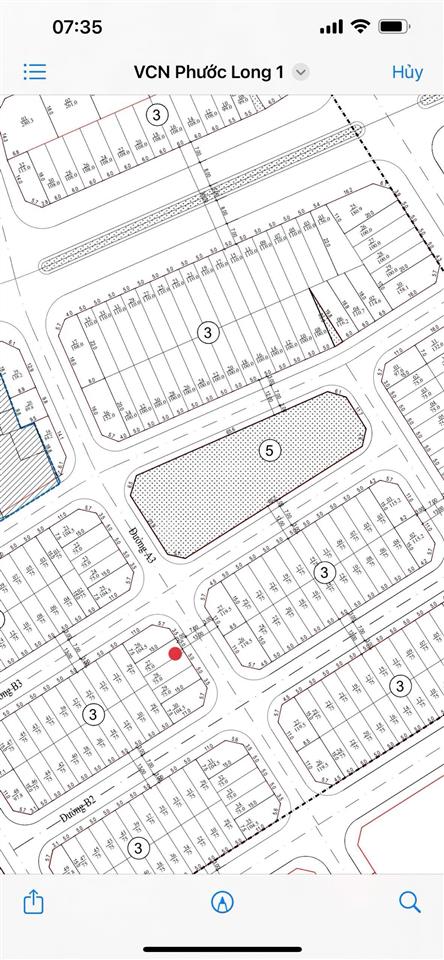 Đất đường a3 khu đô thị vcn phước long 1 gần công viên lô sạch