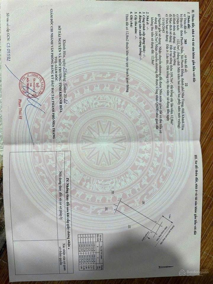 Đất hẻm ô tô trần đăng ninh phước đồng dt 122m2 nagng 5m hẻm thông gần ủy ban