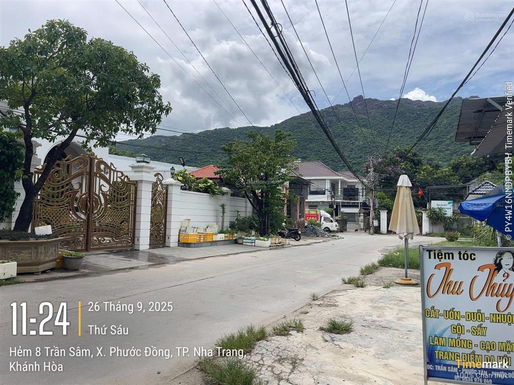 Đất hẻm ô tô trần đăng ninh phước đồng dt 122m2 nagng 5m hẻm thông gần ủy ban