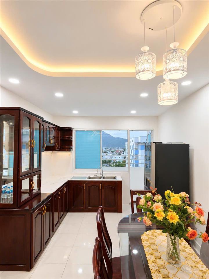 Căn hộ ct6 kđt vĩnh điềm trung dt 58m2 tầng cao full nội thất