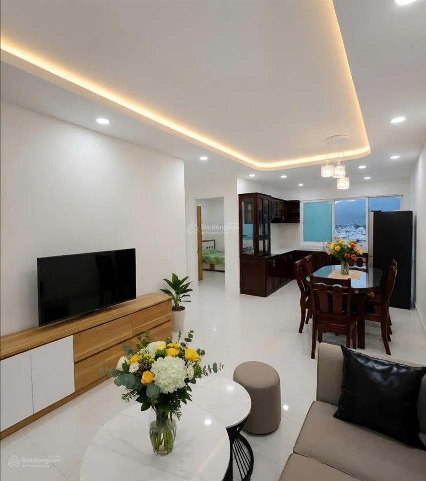Căn hộ ct6 kđt vĩnh điềm trung dt 58m2 tầng cao full nội thất