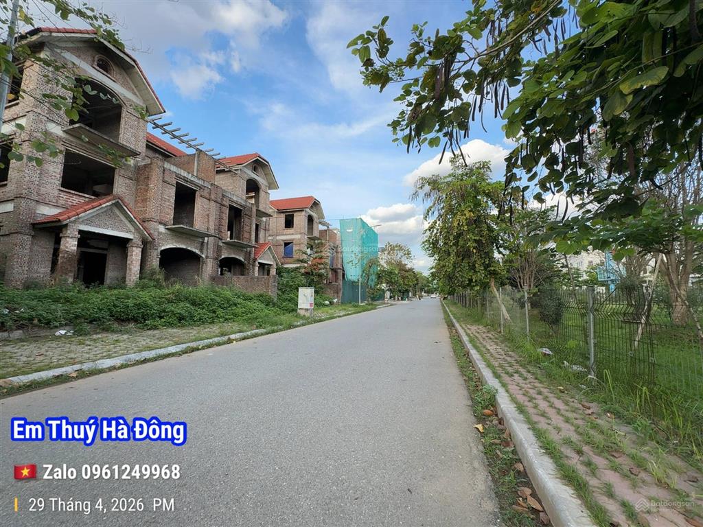Biệt thự vườn hồng phú lương 240m2  12m mặt view vườn hồng thơm ngát 4x tỷ