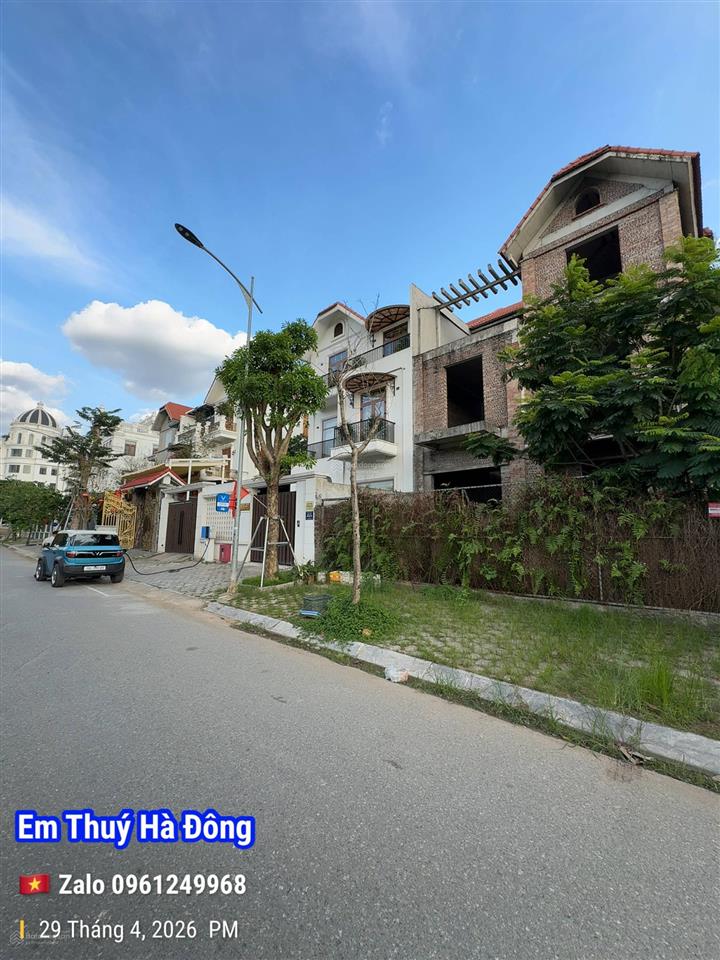 Biệt thự vườn hồng phú lương 240m2  12m mặt view vườn hồng thơm ngát 4x tỷ