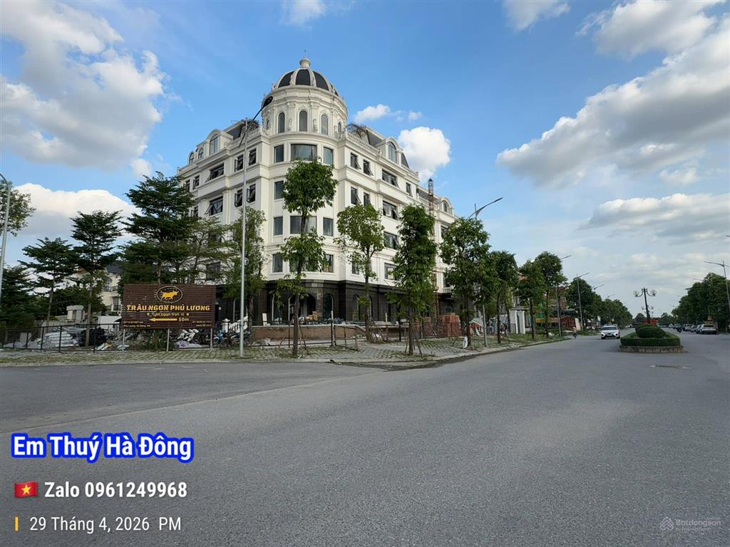 Biệt thự vườn hồng phú lương 240m2  12m mặt view vườn hồng thơm ngát 4x tỷ