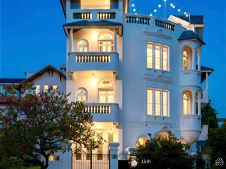 Bán biệt thự bờ sông trần não, view sông sài gòn và landmark 81  20x30m  4 tầng, 145 tỷ