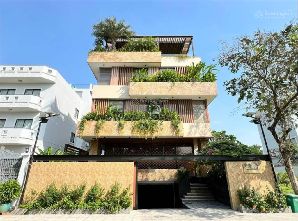 Bán khuôn thủ thiêm villas  thạnh mỹ lợi  14x26m  1 hầm 4 tầng  khu biệt thự sông  48,5 tỷ
