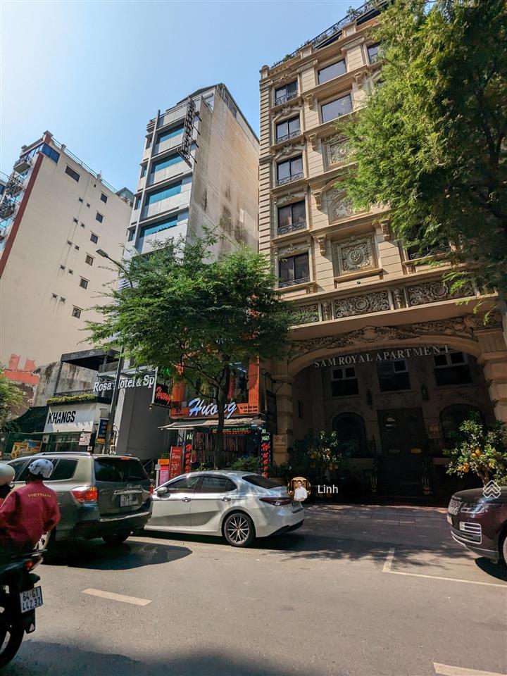 Bán tòa nhà góc 2 mặt tiền lê lai  6x25m  hầm 8 tầng  250 triệu/tháng  110 tỷ
