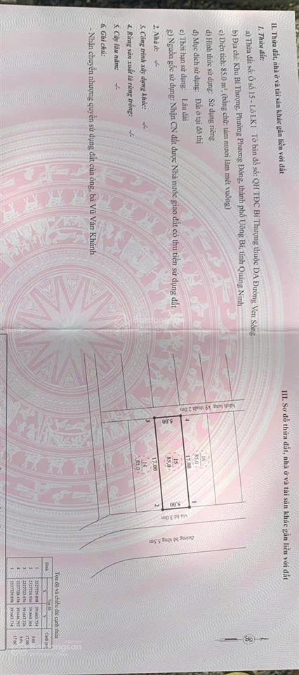 Chính chủ chuyển nhà lên hà nội cần bán lô đất 90m2 tđc bí thượng dân cư đông đúc