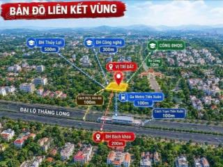 Bán đất nền view đẹp tại 21a, hòa thạch, quốc oai, 1,8 tỷ, 100m2
