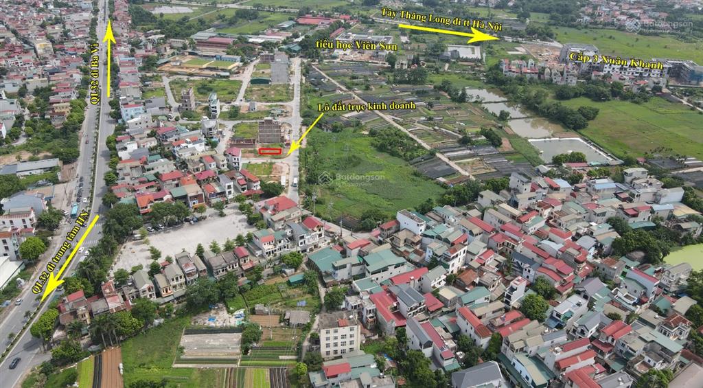 Hơn 1 tỷ sở hữu ngay lô đất đẹp như hoa hậu tại xuân khanh sơn tây