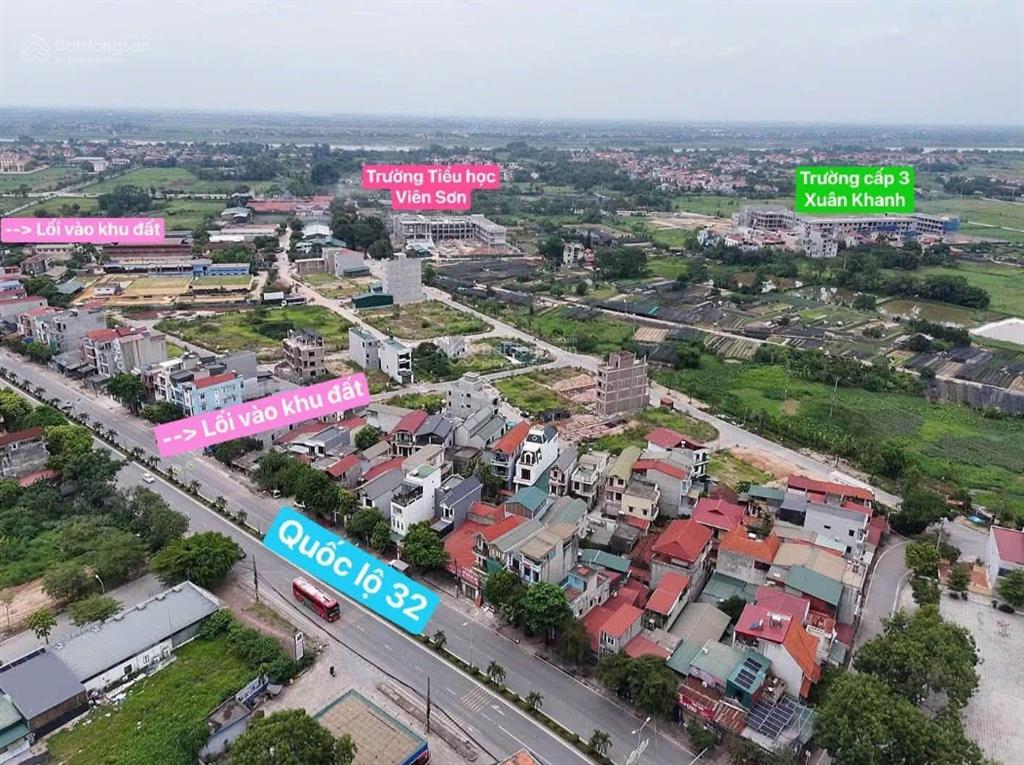Hơn 1 tỷ sở hữu ngay lô đất đẹp như hoa hậu tại xuân khanh sơn tây