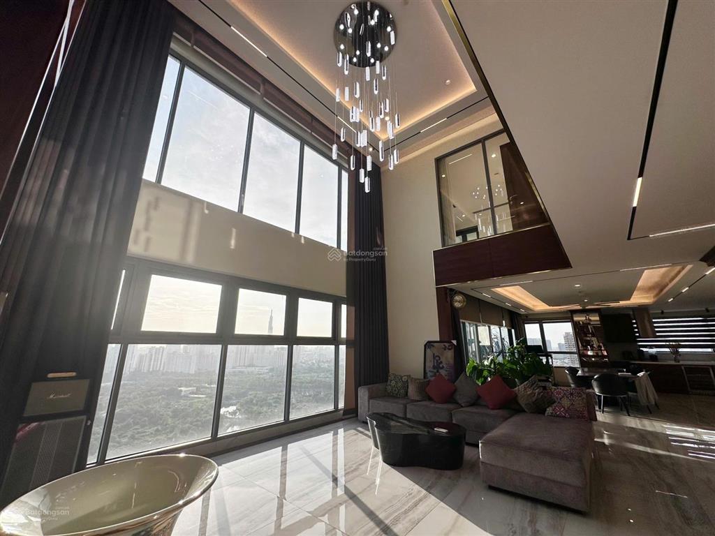 Cho thuê căn 4pn duplex thông tầng đẳng cấp, view sông, quận 1, pháo hoa cực đẹp đảo kim cương