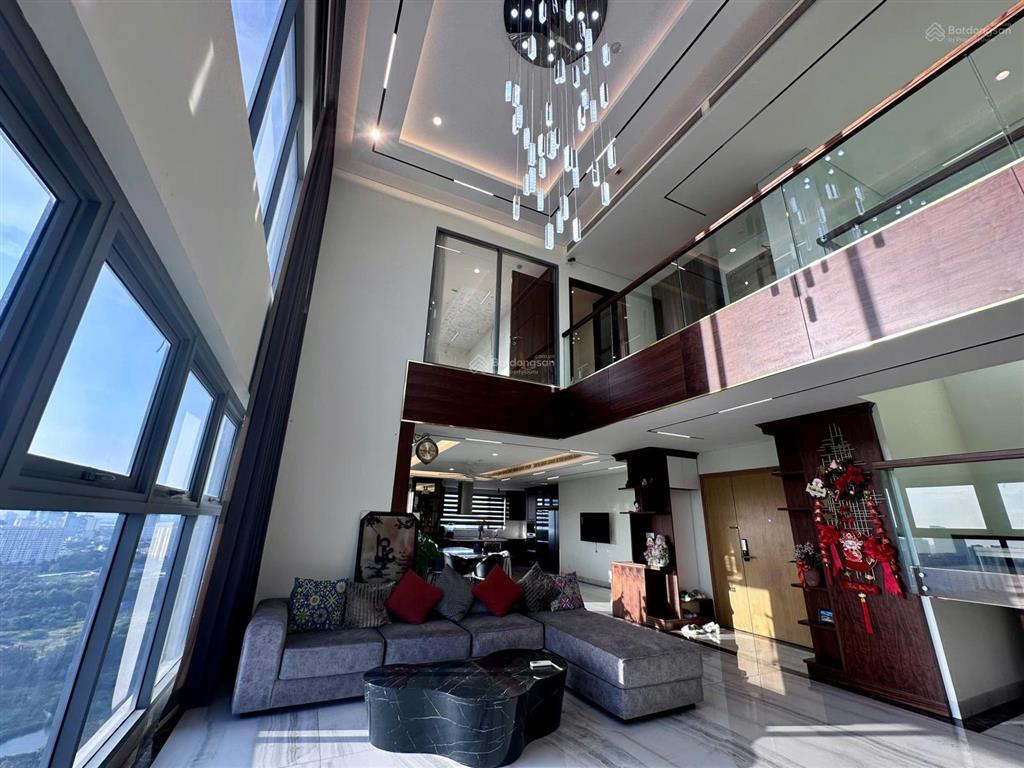 Cho thuê căn 4pn duplex thông tầng đẳng cấp, view sông, quận 1, pháo hoa cực đẹp đảo kim cương
