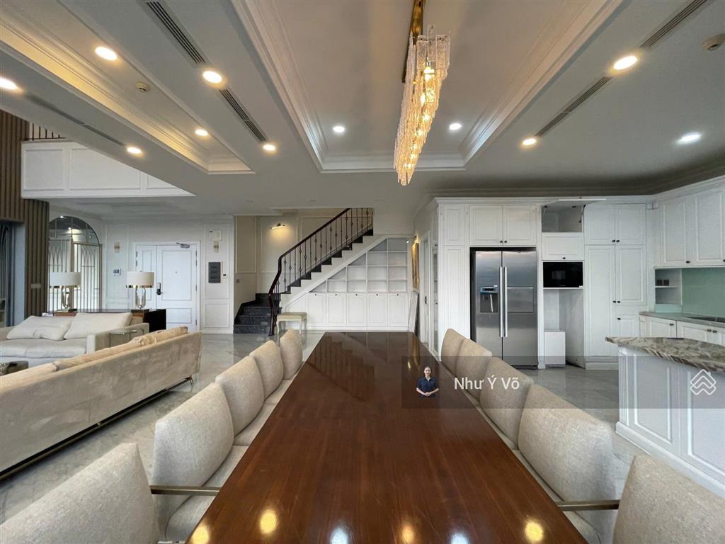 Cho thuê penthouse duplex thông tầng đảo kim cương, nhà đẹp view trung tâm thành phố, sông sài gòn
