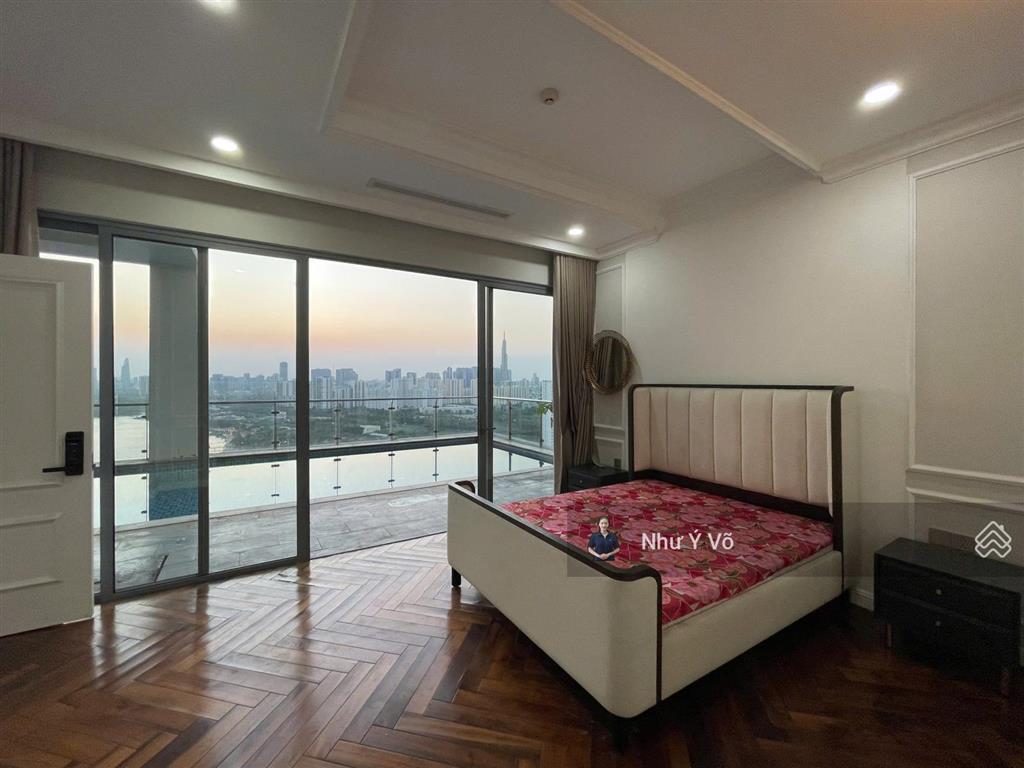Cho thuê penthouse duplex thông tầng đảo kim cương, nhà đẹp view trung tâm thành phố, sông sài gòn